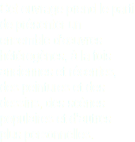 Cet ouvrage prend le parti de présenter un ensemble d’œuvres hétérogènes, à la fois anciennes et récentes, des peintures et des dessins, des scènes populaires et d’autres plus personnelles.